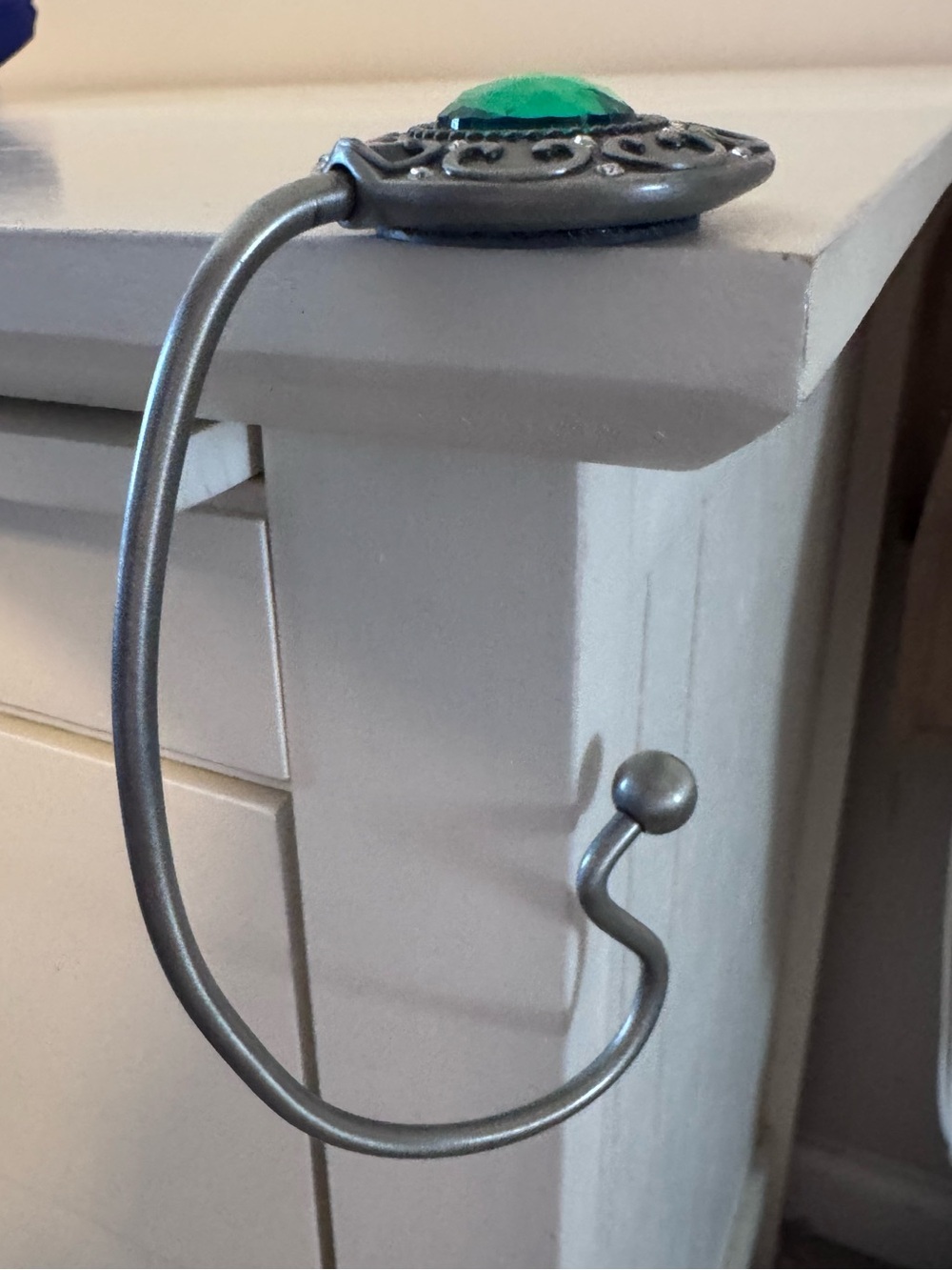 Ganz Handbag Hook - Emerald Stone